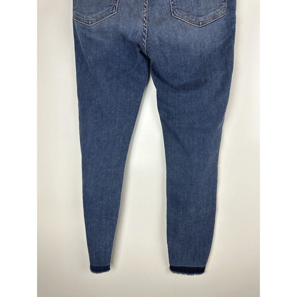 Good American Good Legs High Rise Split Hem Crop Skinny Jeans Womens Size 6 / 28 - Picture 12 of 13